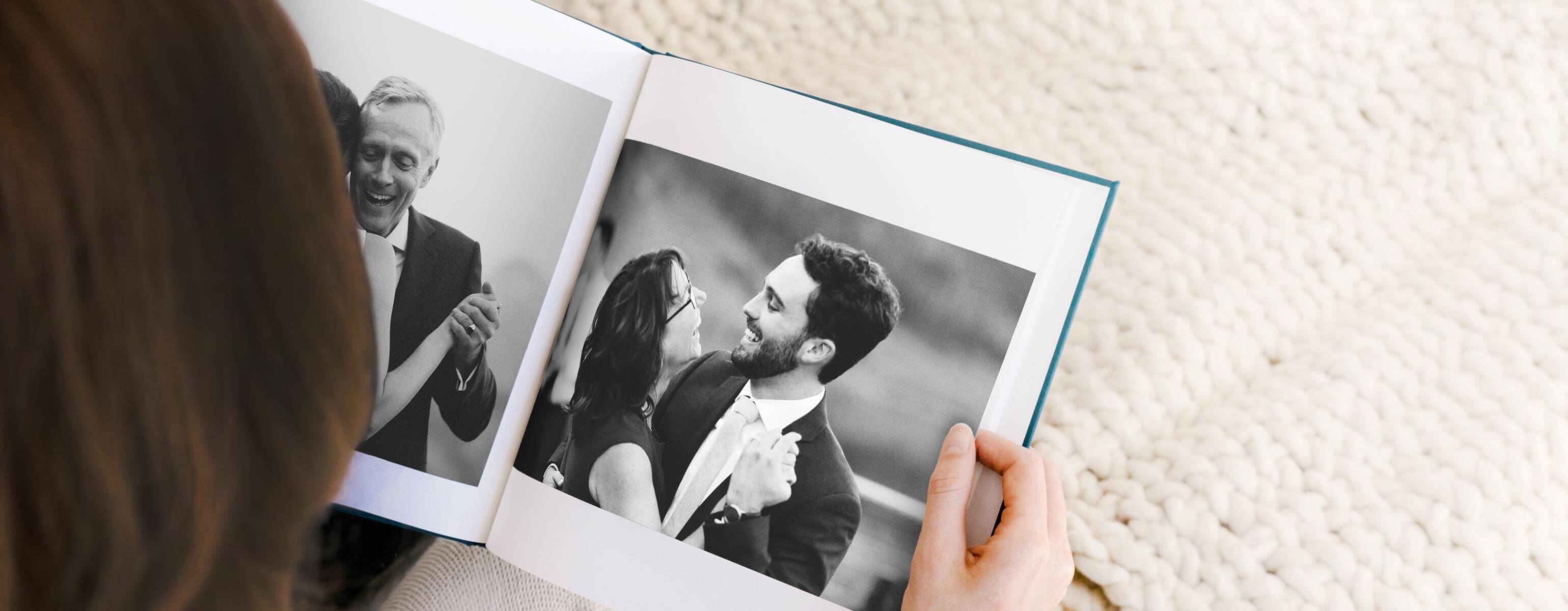 photo of the big day, so help them out with a hardcover book
